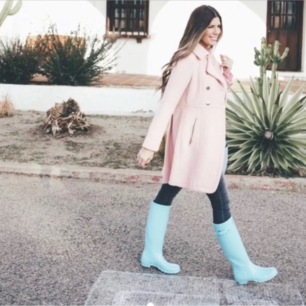 Hunter Boots Hunter Original Tall Rain Boots Pale Mint WFT1000RGL SIZE 9